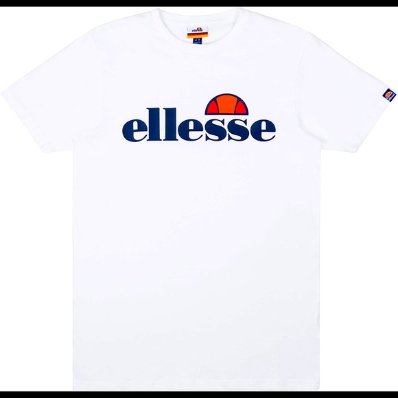 ellesse White Boyfriend T-shirt chest logo US 10 - Picture 4 of 10